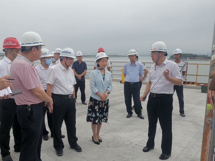 0907【工程公司】省委、省政府領(lǐng)導調研翔安大橋項目建設情況1_調整大小.jpg